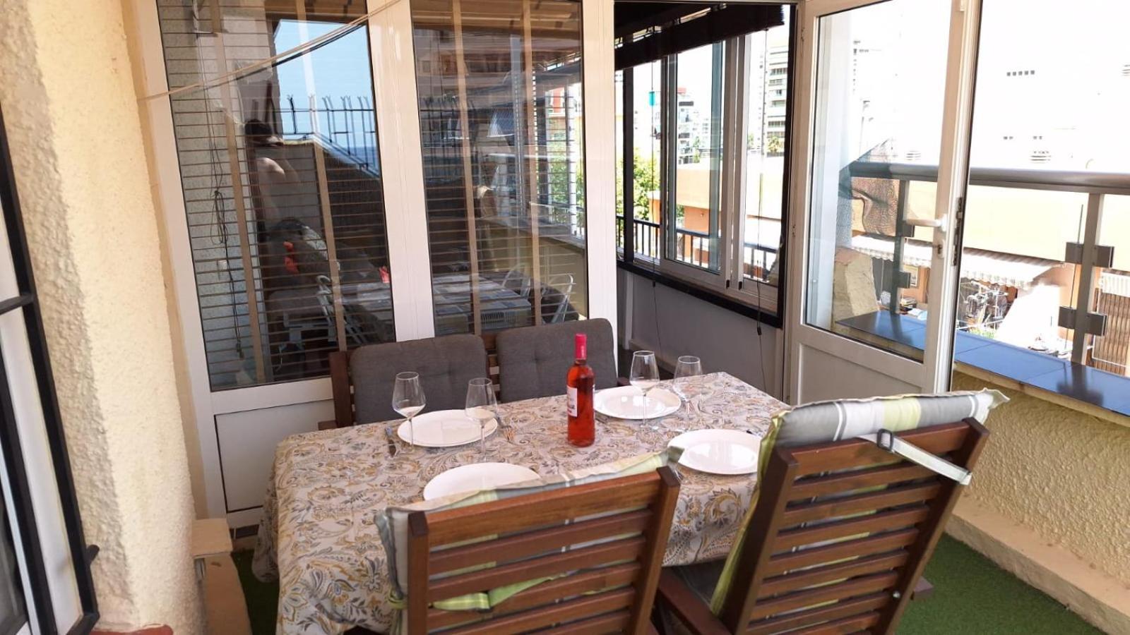 Atico Centrico, 50M De La Playa, Vista Al Mar, Wifi Fibra, Gran Terraza Apartment Calp Exterior foto